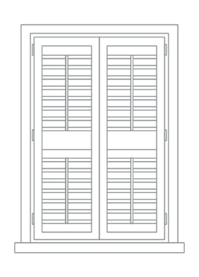 Full Height Window Shutters